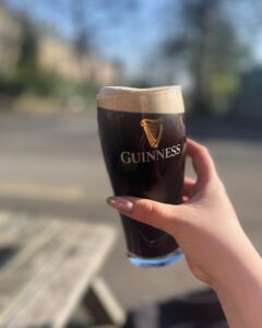 Old Grindstone Crookes Pint Beer Garden Relaxed Guinness