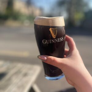 Old Grindstone Crookes Pint Beer Garden Relaxed Guinness