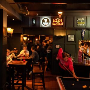 Old Grindstone Vibes Pub Live Sports Atmosphere Usyk v Dubois