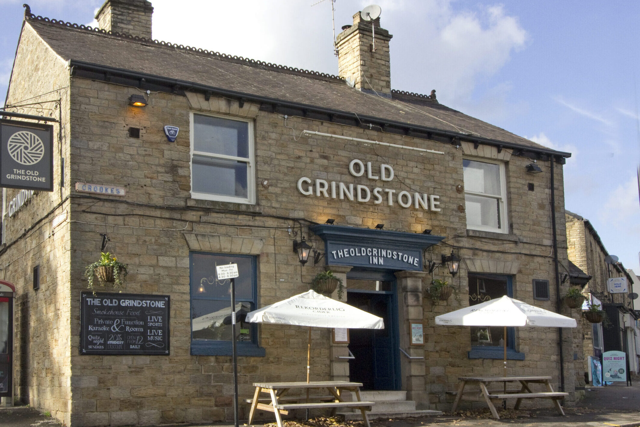 Old Grindstone Door Entry Local Pub Crookes